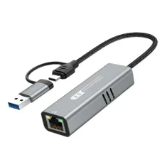 USB3.1 5000Mbps USB/Type-C To RJ45 Network Interface Converter Gigabit Ethernet Adapter RTL8157 for USB 3.1 Gen 1 Laptop Computer Plug and Play
