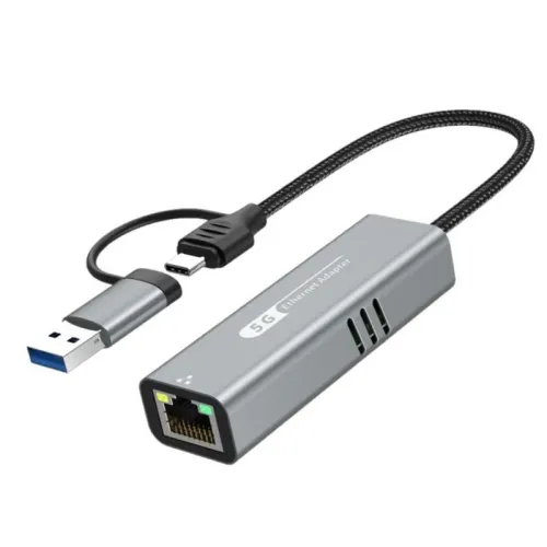 USB3.1 5000Mbps USB/Type-C To RJ45 Network Interface Converter Gigabit Ethernet Adapter RTL8157 for USB 3.1 Gen 1 Laptop Computer Plug and Play
