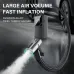 Portable Wireless Multi-functional Inflatable Pump 100W Digital Display LED Lighting AI Auto Stop for Car Motorcycle Tire Ball Inflation
