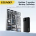 ESSAGER ES-D023 22.5W 37/74Wh 10000/20000mAh Digital Display Power Bank with 2 Integrated Cables External Battery Power Supply with 2 Inputs & 4 Outputs Support PD QC2.0/3.0 SCP FCP PPS AFC Fast Charging for iPhone 16 15 14 Pro Max for Huawei for SAMS
