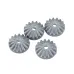 4PCS Wltoys 124016 124017 124018 124019 12429 1/12 RC Car Spare Zinc Alloy 16T Diff Large Planetary Gear 1155 Vehicles Model Parts