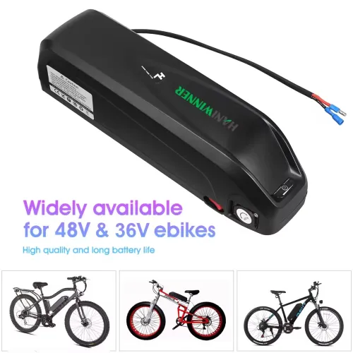 EU/USA Direct HANIWINNEHA194 36V 15.6Ah 561.6Wh Downtube E-Bike Battery- Powered by High-Quality 18650 Lithium-ion Cells | 20A BM| Waterproof | with Charger | Fits 36V 250W-700W Motor
