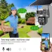 V380 Pro 12MP Solar Powered Three-lens Camera 4G/WiFi Wireless PTZ PIR Motion Detect Night Vision Two Way Audio IP66 Waterproof Outdoor CCTV Security Camera