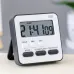 LED Digital Kitchen Timer 24-Hour Countdown Memory Function Dual Alarm Snooze Magnetic Base Optional Colors