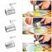 4 PCS Handheld Stainless Steel Rotary Cheese Grater Kitchen Tool Garlic Carrot Cutter Slicer Shredder Grinder