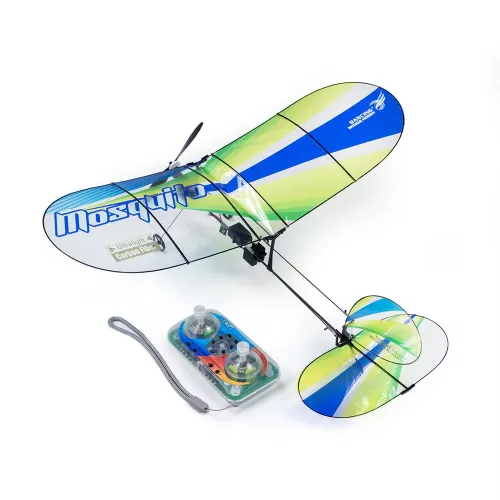 Dancing Wings Hobby E43 Mosquito 360mm Wingspan Slow Flyer Indoor Mini RC Airplane PNP With DSMX/2 RX & TX Combo