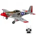 MO-FLY P-51D Mustang 1/16 Scale 685mm Wingspan 2.4GHz 10CH Built-in Gyro 3D/6G Switchable One Key Aerobatics Brushless EPP FPV RC Airplane Glider BNF/RTF Compatible DSM SBUS
