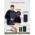 Auxo 4-Zone Men Heated Hoodie with 20000mAh D& USB Power Bank, YKK Zip Up Fleece, Premium Carbon Hooded Sweatshirt Up to 20 Hours Warmth