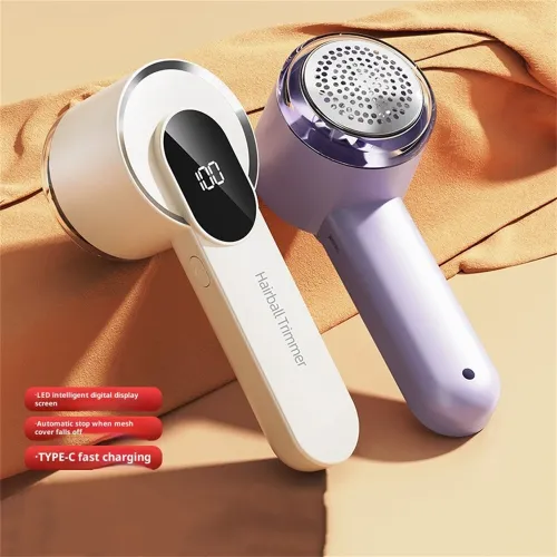 Tevorex Multifunction Electric Lint Remover USB Charging Electric Pellet Fluff Remover Digital Display Debobbler Clothes Shaver for Clothes Sweater