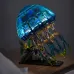 TUOMU T1127 Biomimetics Mechanical Illuminated Jellyfish Building Block Assembly Kit Creative Night Light Desktop Ornament for Children Gift