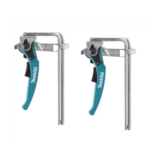 199826-6 2PCS Quick Ratchet MFT Bench Clamps Track Saw Guide Rail Clamps