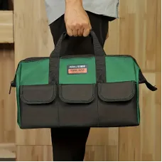 AIRAJ 18 Inch Large Capacity Tool Storage Bag with Wear-resistant Multiple Pockets for Portable Tool Storage