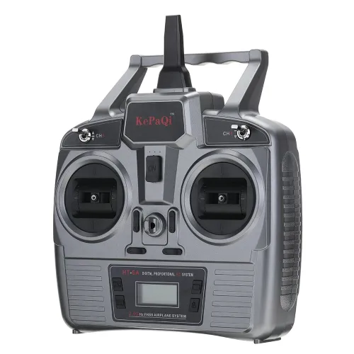 KPQRC HT-6A 2.4Ghz 6CH PWM FHSS Transmitter Remote Control with F-06A Receiver For RC Aircraft Car Boat Tank