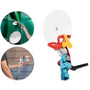 AB47 Spray Guide Tool 217 Airless Spray Tip 7/8 Inch Paint Sprayer Accessory Edge Painting Nickel Plated Tungsten Steel Corrosion Resistant Easy Clean Universal Fit Wagner Compatible