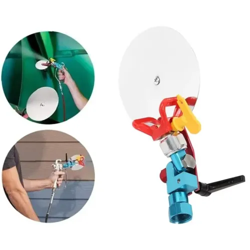 AB47 Spray Guide Tool 217 Airless Spray Tip 7/8 Inch Paint Sprayer Accessory Edge Painting Nickel Plated Tungsten Steel Corrosion Resistant Easy Clean Universal Fit Wagner Compatible