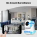 MOES 3MP Tuya Smart WiFi Indoor Camera Wireless PTZ HD Night Vision Motion Detect Two-way Intercom Home Security Monitoring Works with Alexa Google Assistant