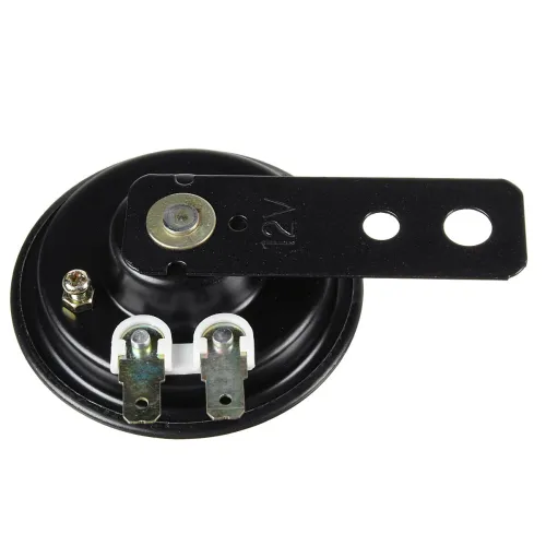Motorcycle 12v universal compact black scooter moped dirt ATV bikes horn mount, brand new universal motorcycle horn.