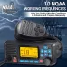 ABBREE AR-509MG VHF Marine Radio Waterproof IP67 25W Built-in GPS NOAA Weather Alerts DSC Call USA INT CAN Marine Channels