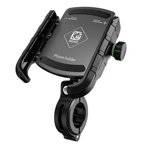 KEWIG KWG-M8Universal Bike Phone Holder 3.5"-6.5" Adjustable Phone Clip Stand Shockproof Portable Bike Holder Phone Bracket for Bicycle Motorcycle