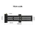 Metric Inch T Shape Marking Gauge Double Line Aluminum Ruler 6 14 inch High Precision Scribing Tool