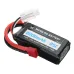 MARSLIPO 7.6V 2200mAh 25C 2S Lipo Battery T Plug with XT60 Adapter for RC Model Toys