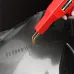 EU Plug Red Portable Plastic Welding Machine Quick and Easy Operation Ergonomic Design Stainless Steel Staples Overheat Protection for Car Bumper Crack Repair PVC Welding