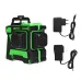 3D 12 Line Green Light Laser Level Digital Self Leveling 360 Rotary Measure
