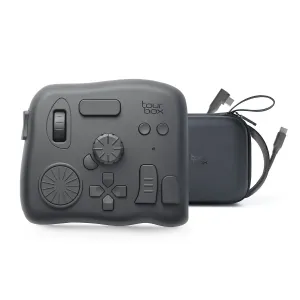 TourBox Elite Upgraded Bluetooth Controller for Photo Video Editing Color Grading Ilustration for Adobe Photoshop Lightroom Premiere Illustrator for Davinci Resolve After Effects Final Cut Pro Keyboard
