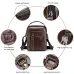 BULLCAPTAIN Genuine Leather Men's Shoulder Bag Small Handbag Fashion Crossbody Bag for Men Daily Casual Travel Messenger Bag for 7.9inch Ipad