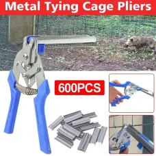 Type M Nail Pliers Hand Tools Set For Animal Cages Wire Fencing And Railing Repair Steel and Plastic Flexible Soft Grip Handle