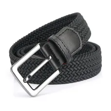 ENNIMen Casual Knitted Belt Woven Canvas Elastic Breathable Design Belts