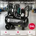 Andeman 1500H-30 air compressor, oil-free, quiet, low-frequency 230V, 50HZ, 24L, 150W, custom model, high efficiency and low noise