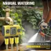 YZD06 Smart Irrigation Controller 3 Programmable Zones Timer Waterproof IP55 Anti-UV Material for Gardens and Nurseries