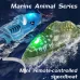 JJRC S21 RTR 2.4G Mini RC Boat Stunt Roll Marine Animal Series Speedboat 360 Rotation LED Lights Vehicles Models Waterproof Toys