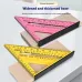 Carpenter Triangle Square Measuring Ruler 45 Degree Ruler Woodworking Scriber Angle Ruler For Woodworking