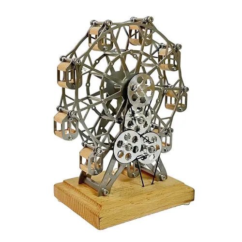 NIKOLATOY Alloy Ferris Wheel Model Creative Desktop Ornaments Science Education Discovery Toys Kids Children Gifts