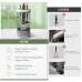 Automatic Electric Makeup Brush Cleaner Machine Automatic Makeup Brush Washer & Holder Quick Efficient for Deep Cleaning