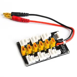 XT30 Balance Charger Adapter Board with XT30 to JST Plug Charging for 1S-3S LiPo Battery