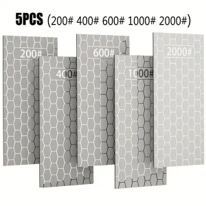 200 400 600 1000 2000grit Diamond Knife Sharpener Kit Sharpening Stone Grind Grinding Kitchen Tools Honeycomb Flaky Whetstone