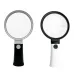 6X-10X Mini Pocket Magnifier Adjustable Handheld Reading Magnifier with Parent-Child Acrylic Lens Three-Mode Lighting Ideal for Outdoor Observation Reading Antique Appreciation and Circuitry Repair
