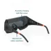 Automatic Eyes Goggles Auto Darkening Welding Glasses High Sensitivity UV Infrared Protection Adjustable Lightweight PC Material Arc Resistant