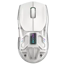 FMOUSE M500 SE Tri-mode Transparent Gaming Mouse 800-4800DPI RGB Lighting 1KHz Refresh Rate Ergonomics Gamer Mice for PC Laptop Computer