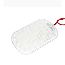 60LED Car Interior Light Bright Transparent Shell Cargo Lighting Cabin Lamp for 12-85V Car Trucks RVs