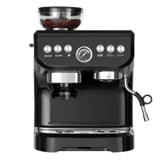 US Direct AC-517E 15Bar 1100W 110V Espresso Coffee Makers With Grinder Machine Electric Commercial Coffee Makers Machine For Household, Hotel