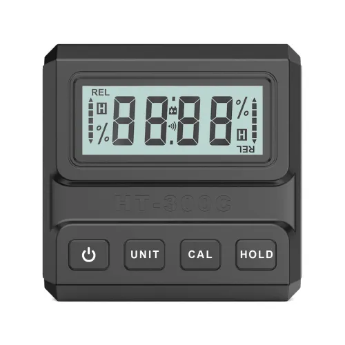 HT-300C Digital Level Inclinometer Protractor 4*90 Range Magnetic Attachment ABS Plastic High Accuracy 0.1 CE FCC RoHS
