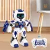 JJRC R35 Max Intelligent Mechwarrior RC Robot LED Lights Touch Sensing with Soft Bullet Launching Function for Children Gift