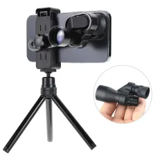 1000x20 Mini Portable High Definition Long Range Clear Monocular Telescope High Magnification Zoom Hunting Camping Mountaineering Fishing Outdoor