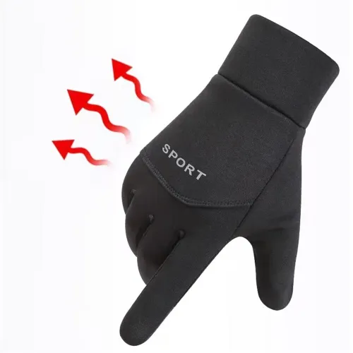 XANEWinter Cycling Gloves for Men Women Touchscreen Thermal Windproof Fleece Motorcycle Gloves Warm Thick Driving Skiing Gloves