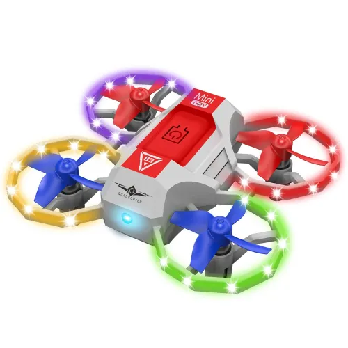 KFPLAN KF601 Mini Voice Control Lighting Mode Altitude Hold Hovering Kids Toys Gift 2.4G LED RC Drone Quadcopter RTF