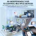 Tuya ZigBe Gateway Hub Plug-in Type Multi-mode ZigBe bluetooth Gateway Bridge for Smart Home Automation Work with Alexa